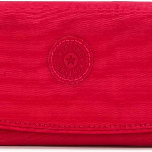 Money Land RFID Wallet Womens Red Rouge Polyester Organizer Travel Secure - Picture 1 of 9